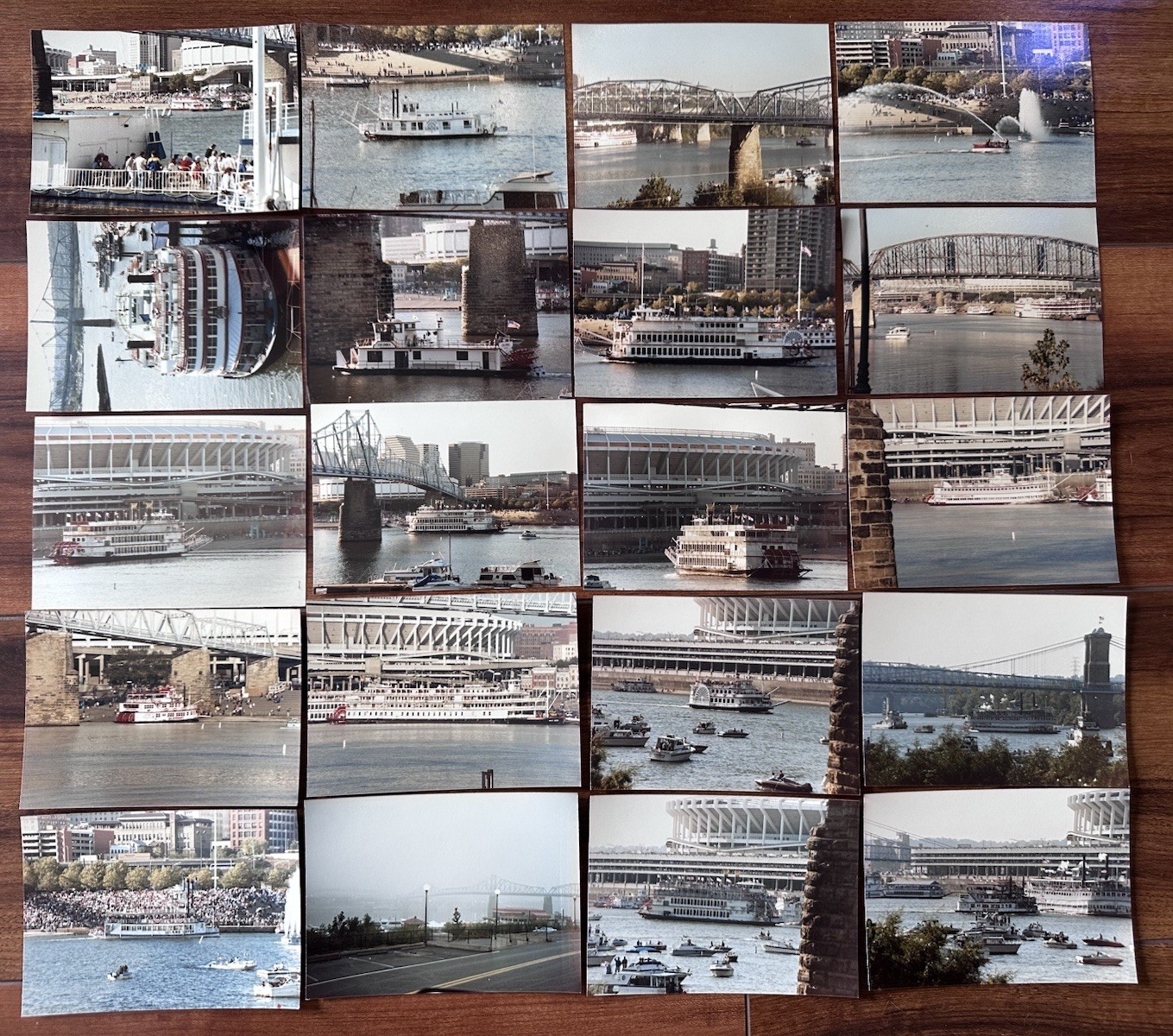 1988 Tall Stacks Riverboat Festival Original Photos Cincinnati Ohio River Boats