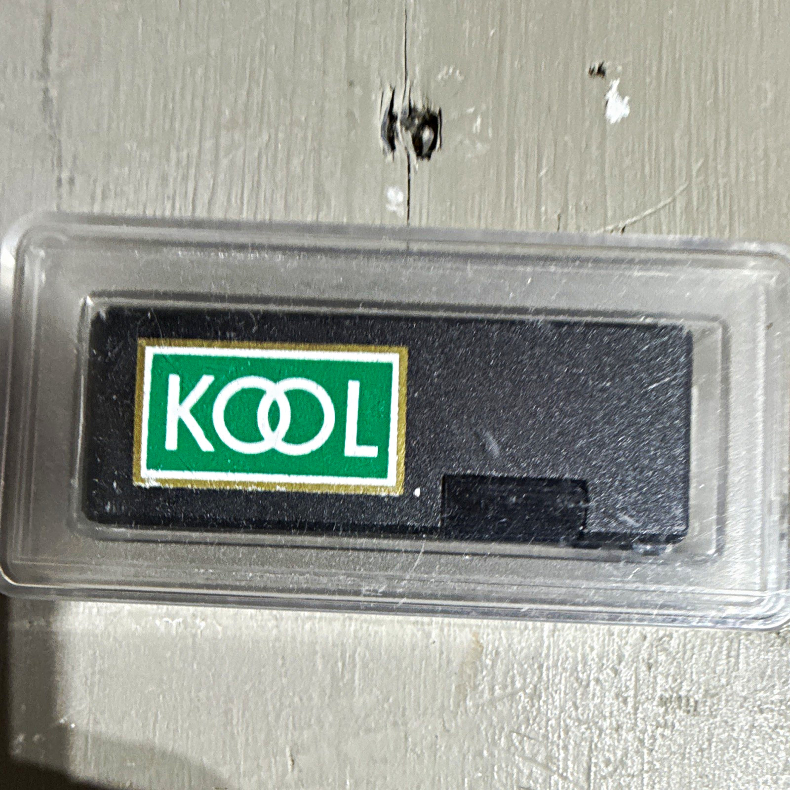 Kool Promotional Cigarette Lighter Rectangular Black & Green Color Design