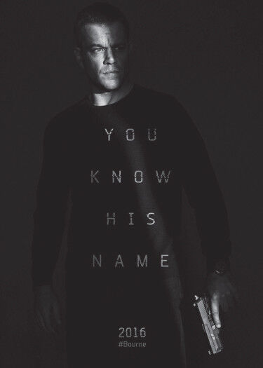 JASON BOURNE Movie - Promo Card - Matt Damon