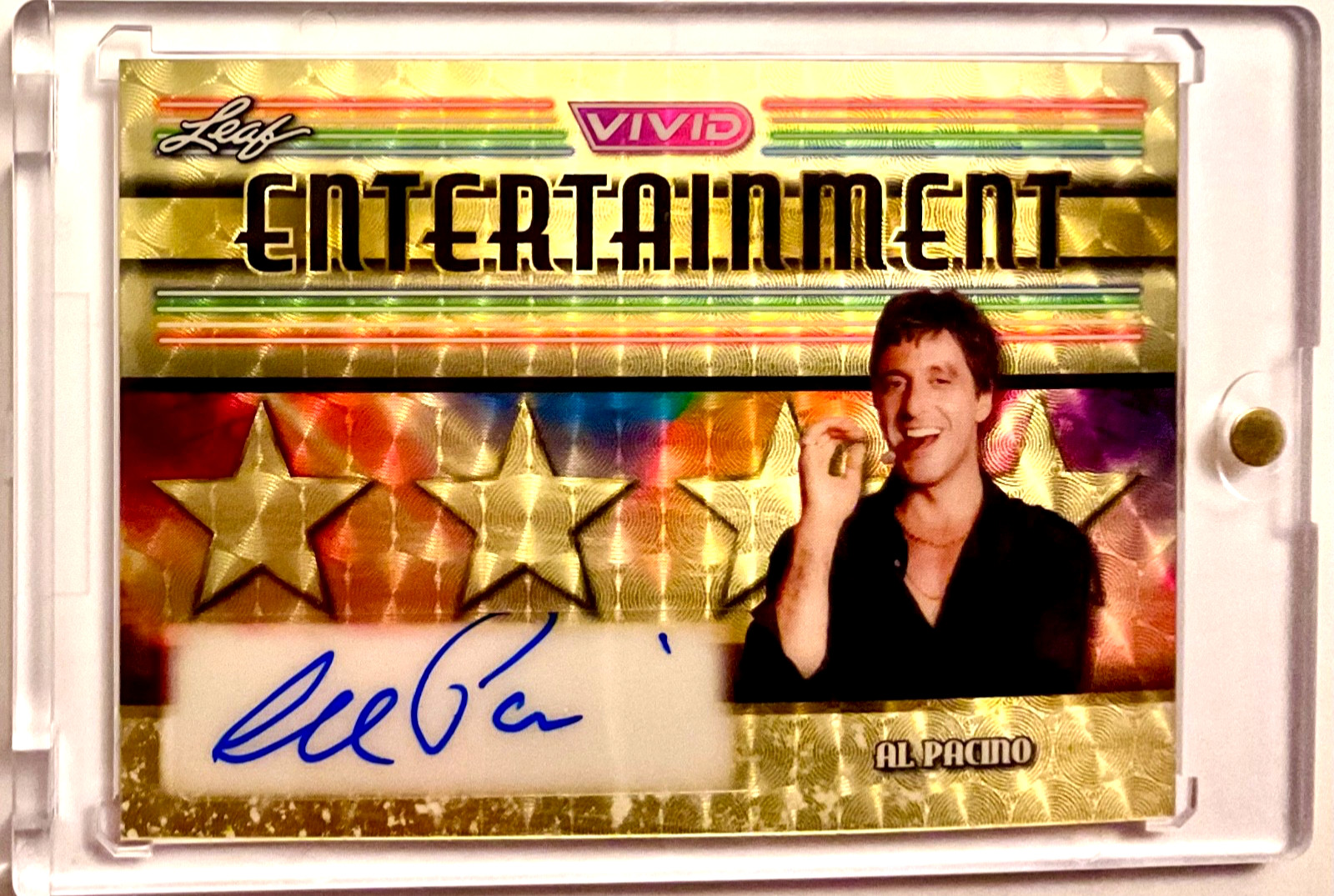 AL PACINO 1/1 SCARFACE Super Prismatic GOLD AUTOGRAPH LEAF AUTO like pop century