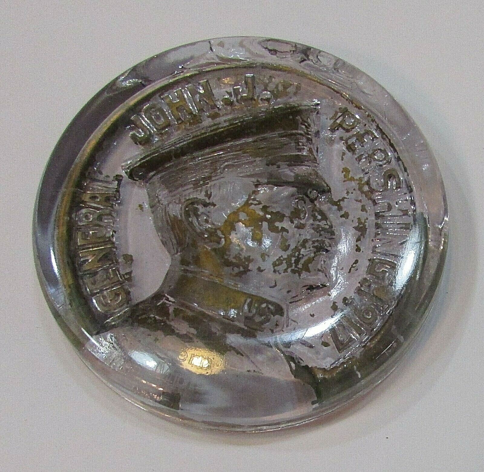 Old 1917 WWI General John J Pershing Round 4\