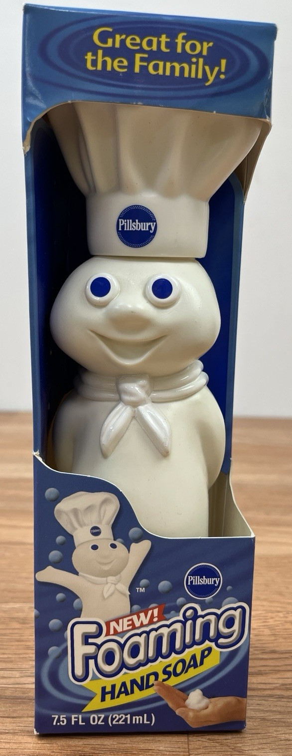 Vintage Pillsbury Doughboy Collectible Foaming Hand Soap (Still Full) NEW in Box