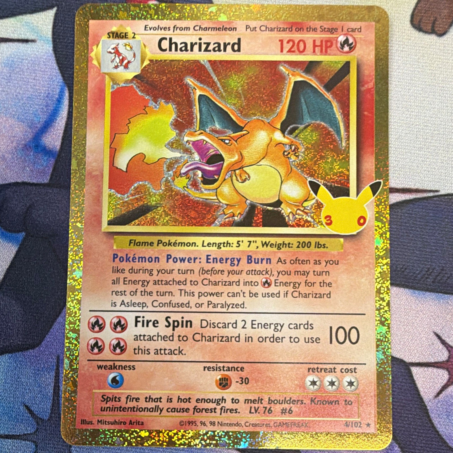 Pokémon 30th Celebration Classic Charizard 🔥BUY BY 4:30PM EST SHIPS TODAY🔥