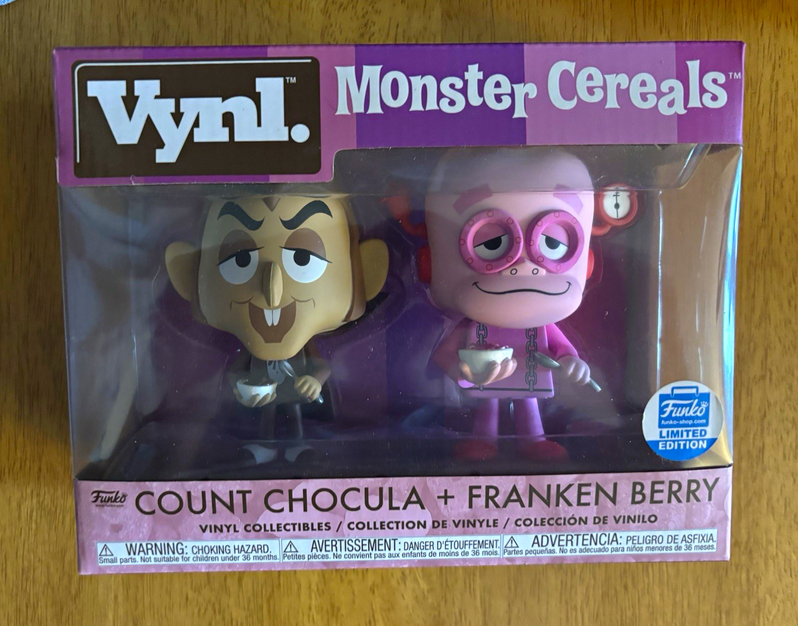 General Mills Monster Cereals Count Chocula & Franken Berry Vynl Set General Mills Monster Cereals Count Chocula & Franken Berry Vynl Set