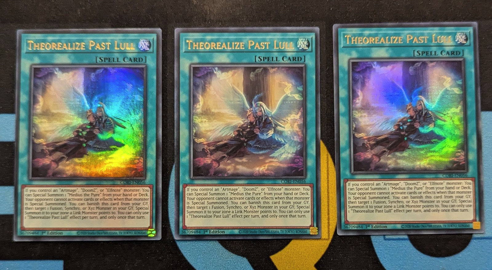 CORI-EN056 Theorealize Past Lull x3 Ultra Rare 1st YuGiOh Playset