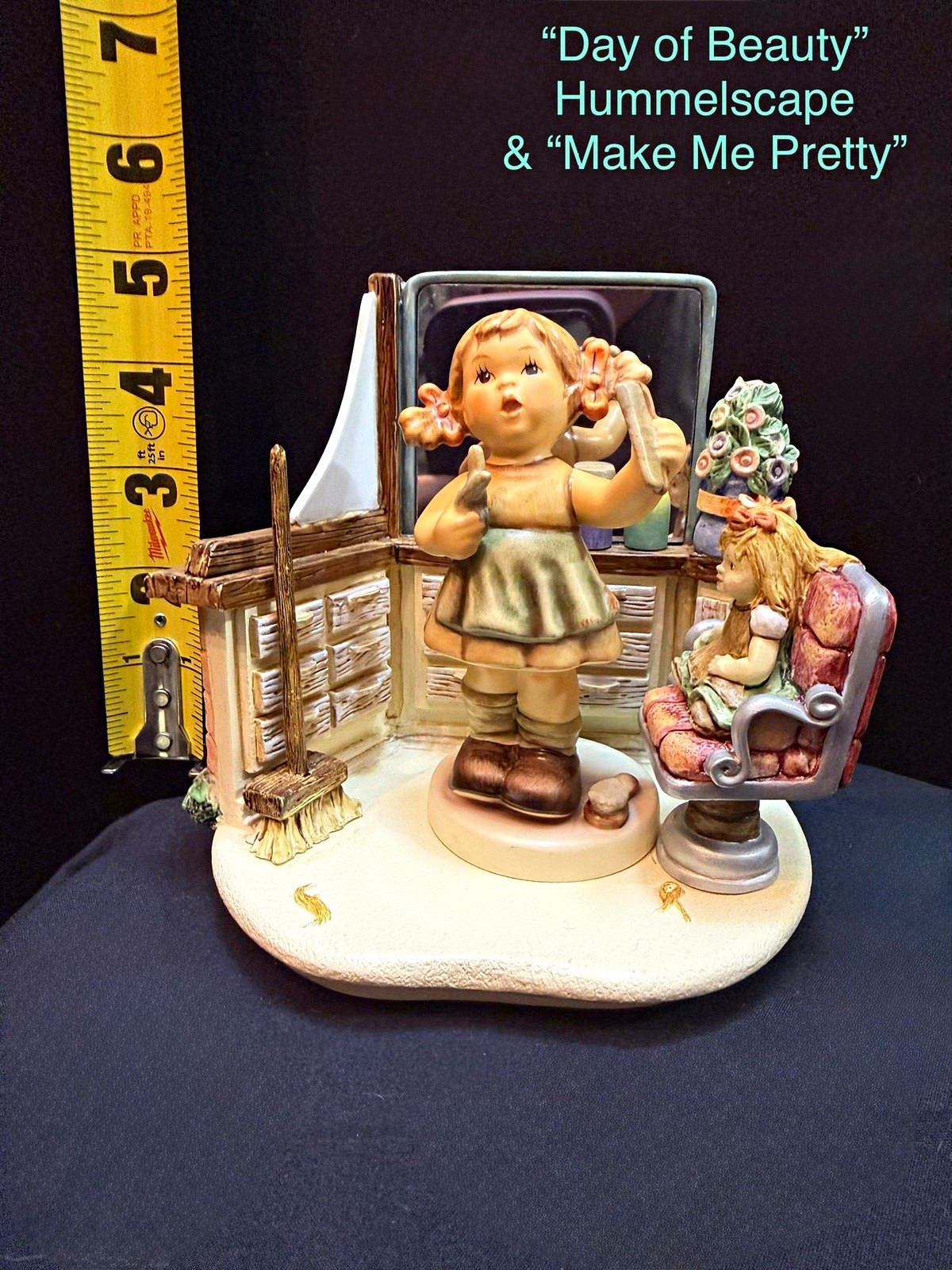 Goebel Hummelscape “Day of Beauty/Make Me Pretty” First Issue 2001 TMK8