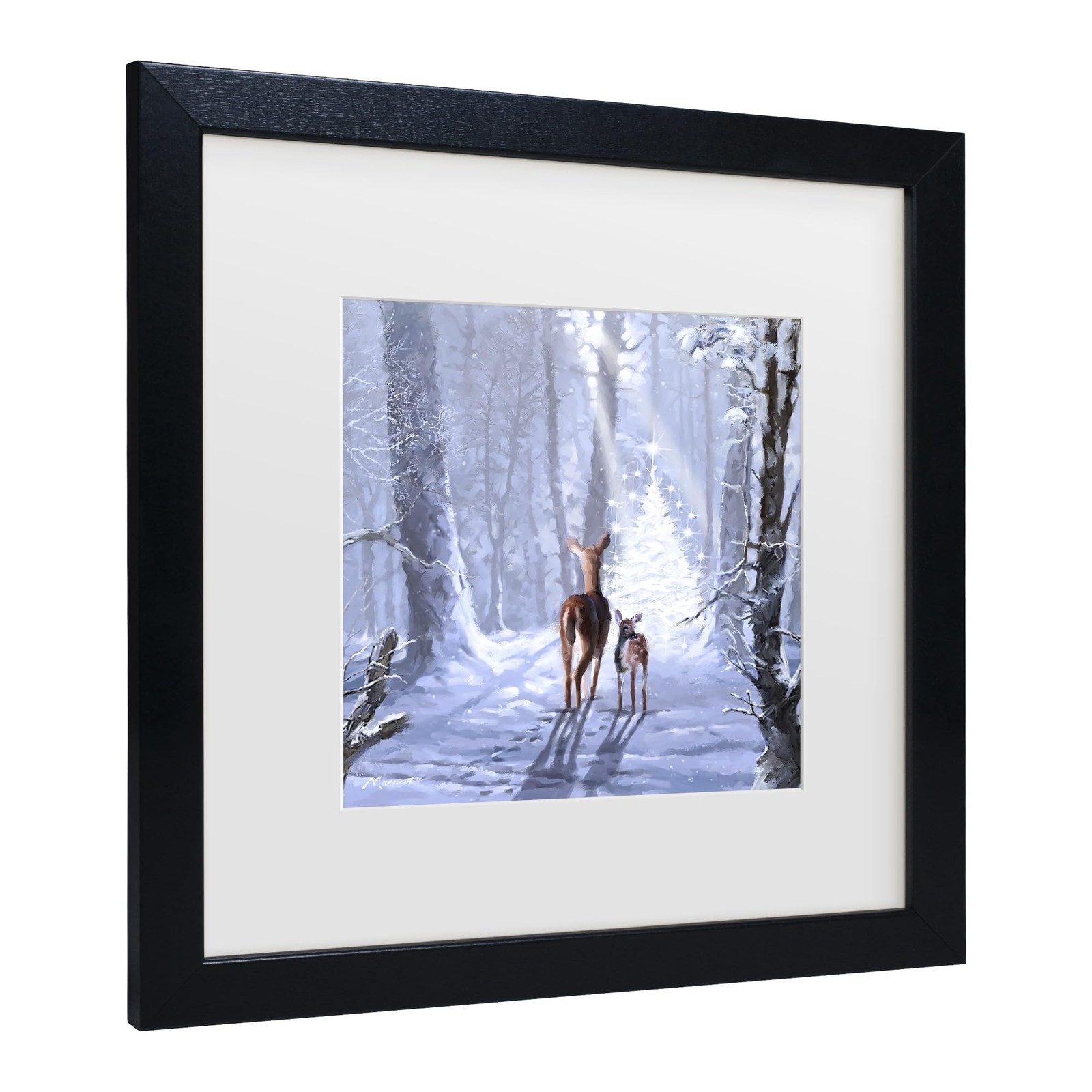 Trademark Fine Art Framed Wall Art - Macneil Studio Christmas Magic - 11x11