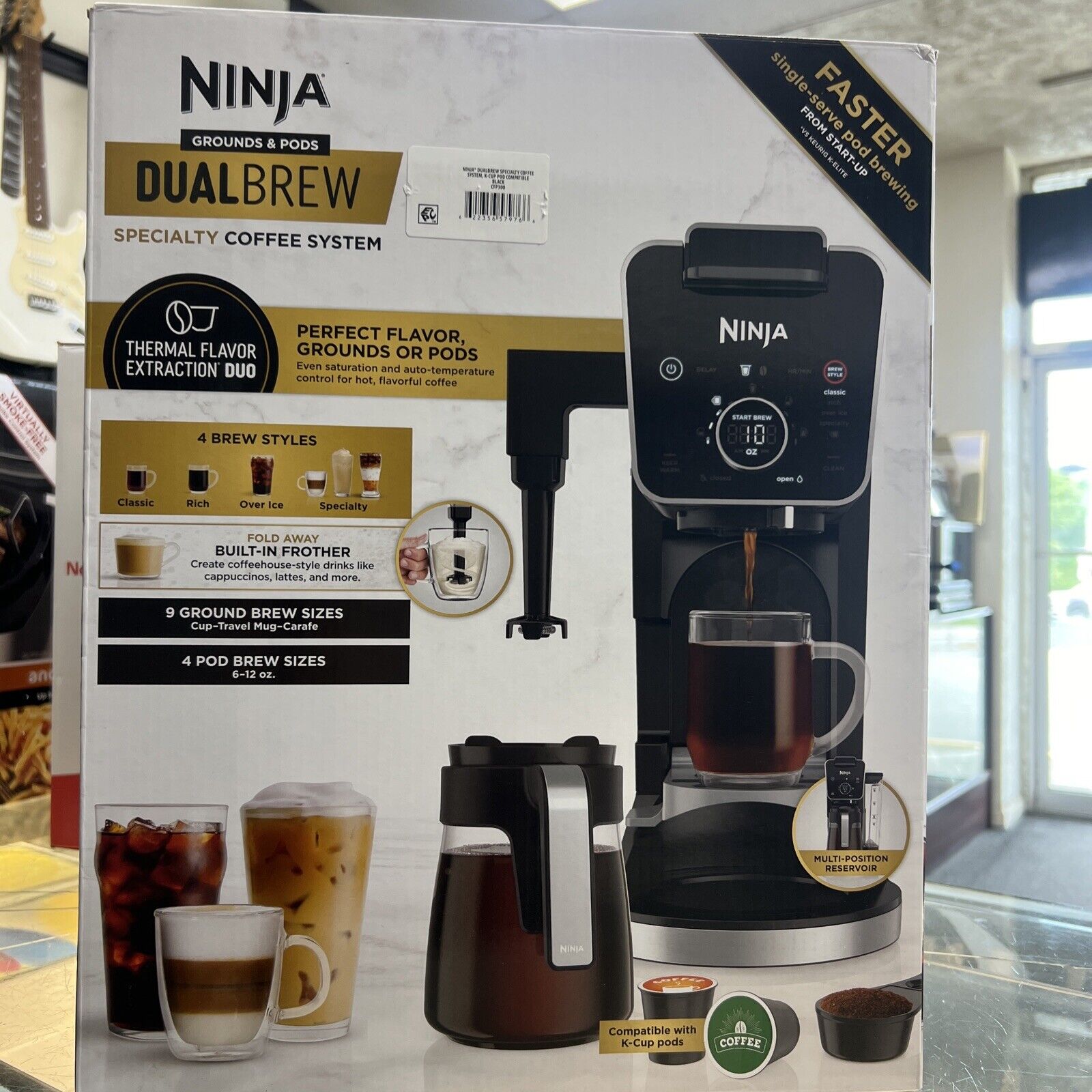 Ninja CFP300 Dual Brew 12 Cups Coffee Maker - Black
