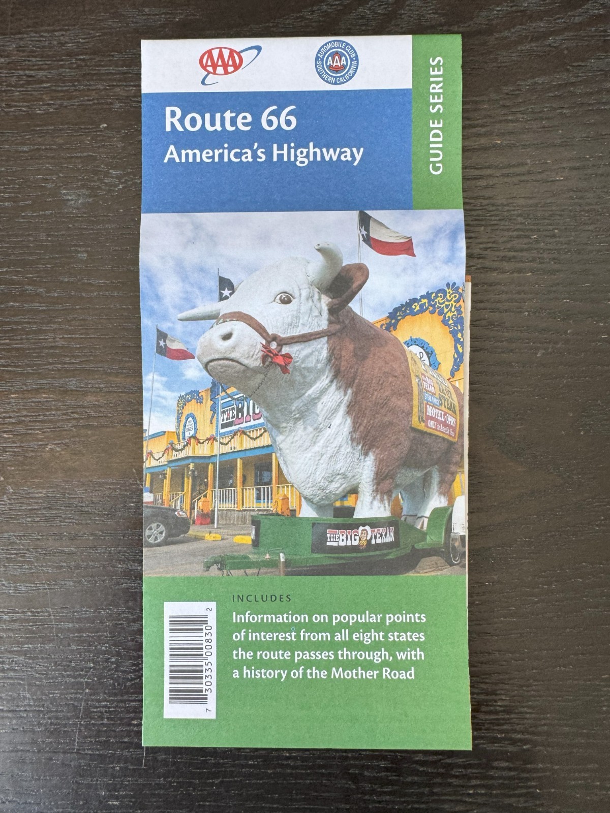 AAA Road Map-The Map of Route 66 American Highway-Guide Series-2020