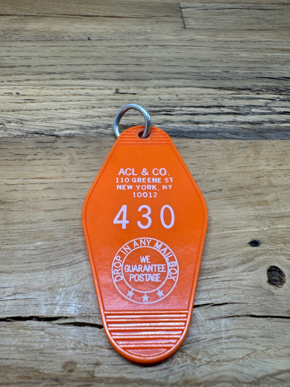A Continuous Lean Vintage Original Hotel Motel Room Key Rare
