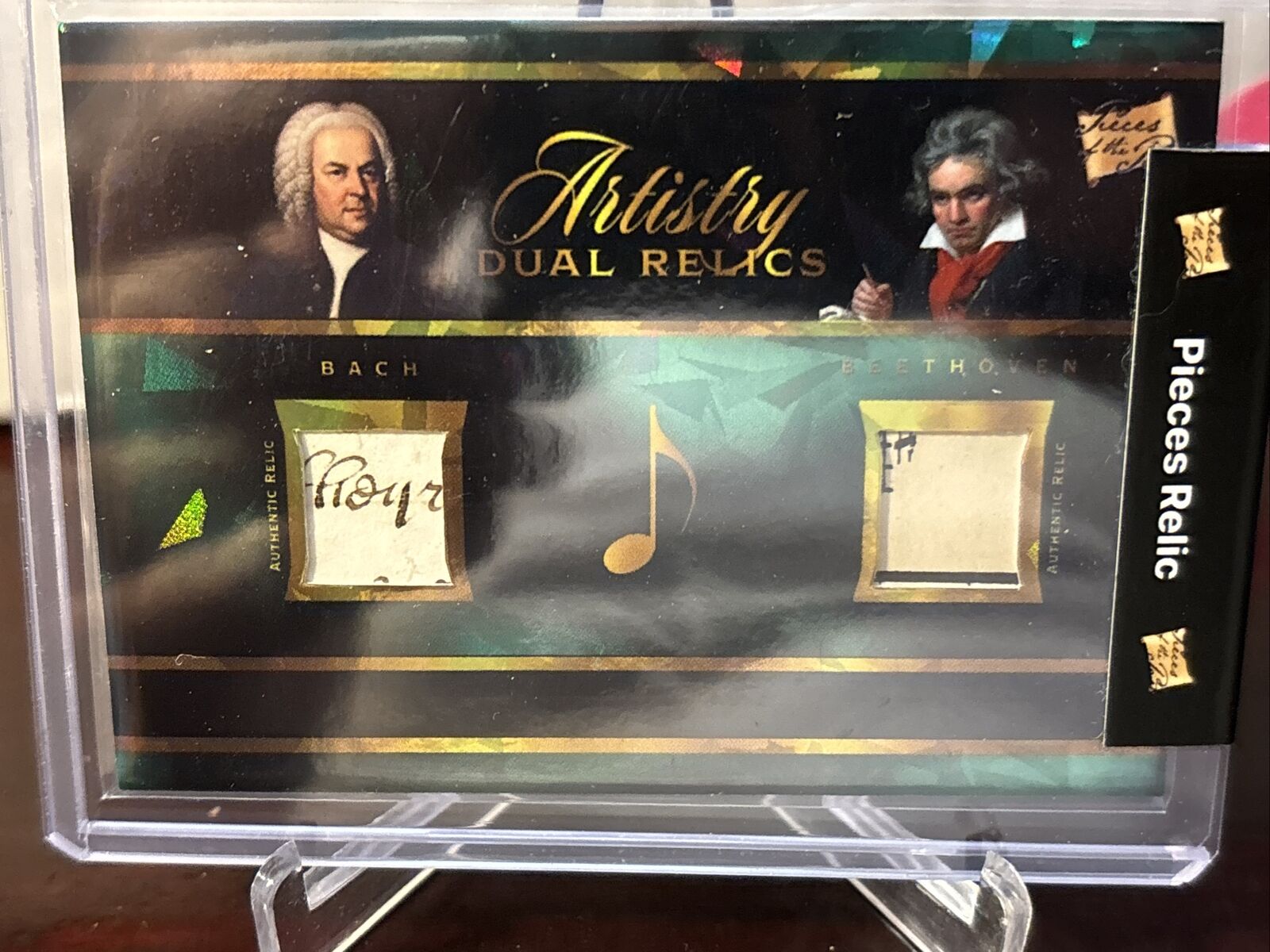 2023 SUPER BREAK PIECES OF THE PAST ART ARTISTRY DUAL RELICS BACH BEETHOVEN