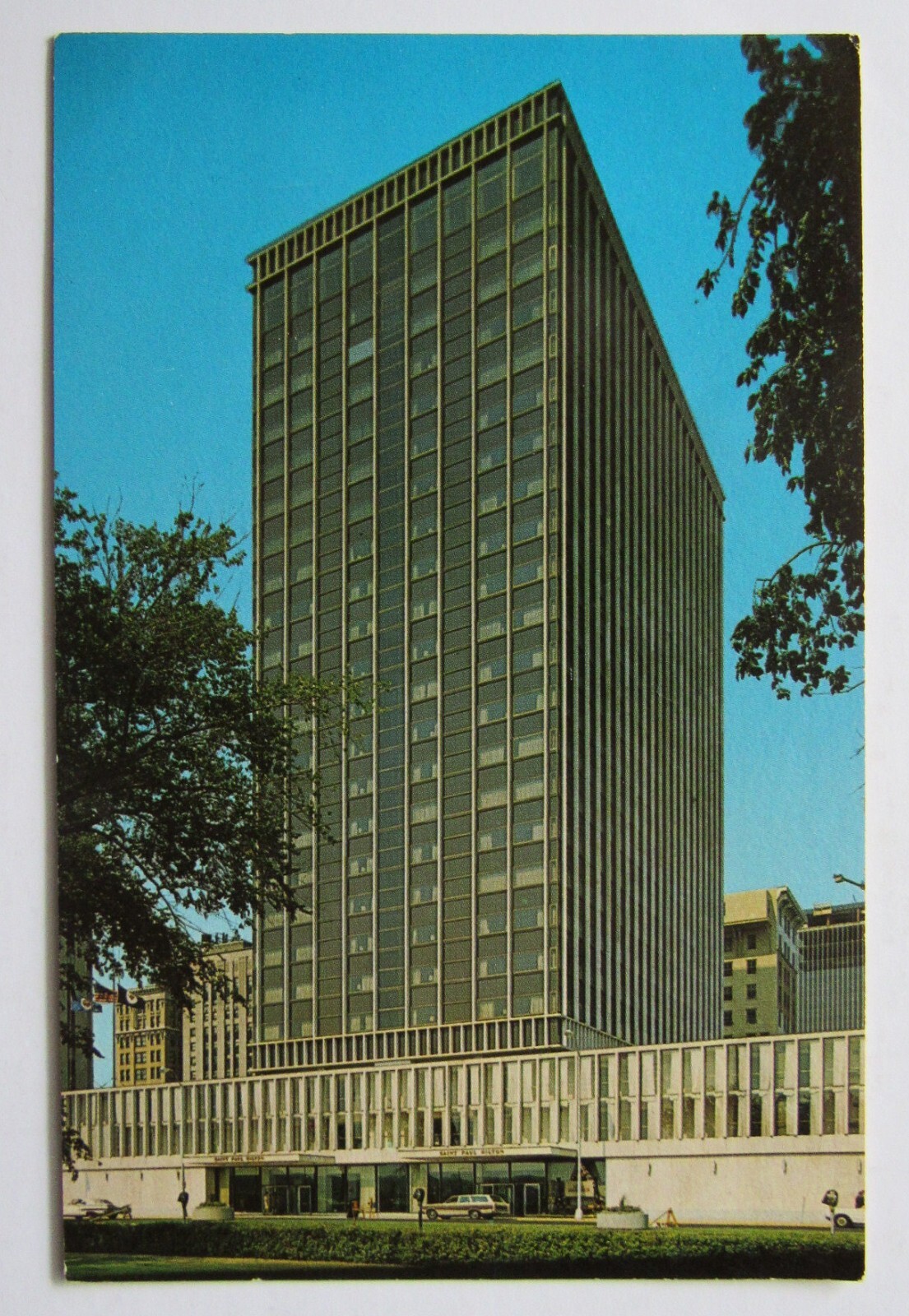Saint Paul Minnesota Hotel Hilton Postcard 1970 
