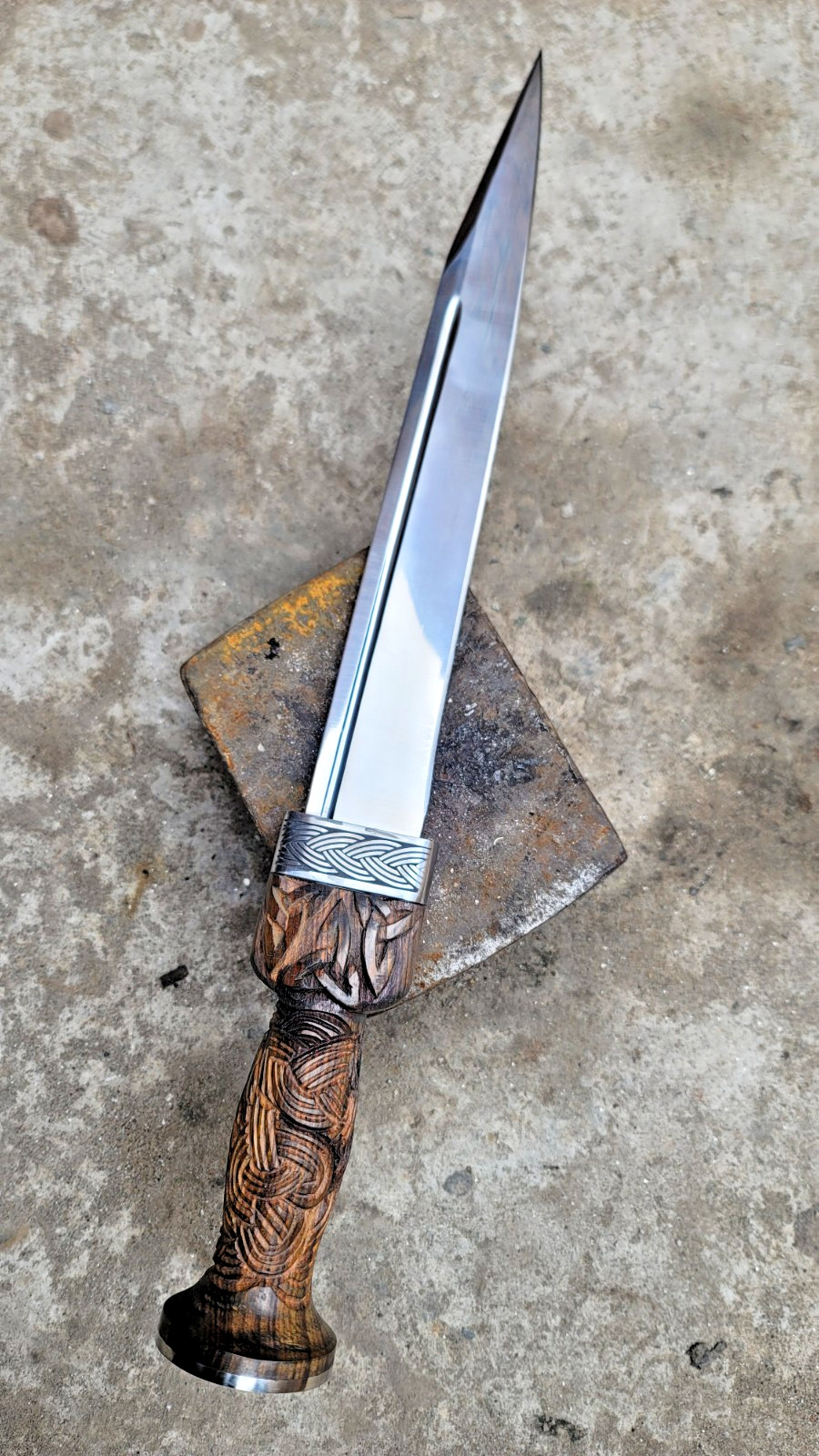 Custom Hand-Forged Scottish Dirk Knife 