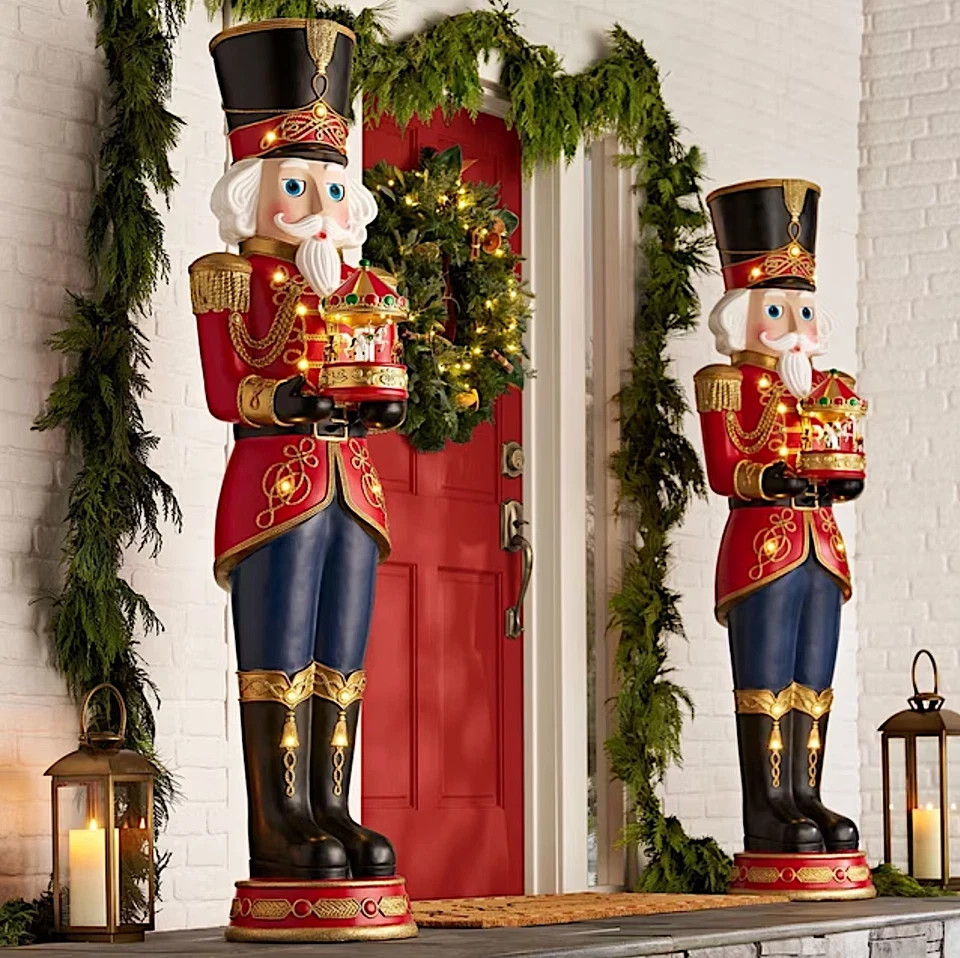 Member's Mark 6' Pre-Lit Grand Nutcracker with Carousel