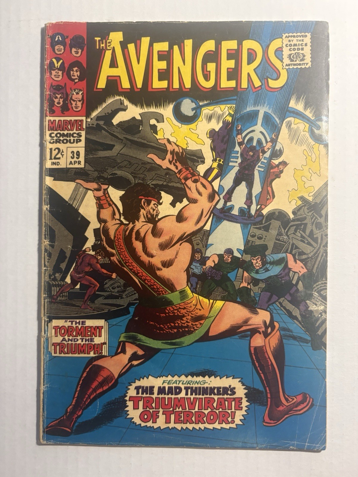 The Avengers #39 (Marvel Comics April 1967)