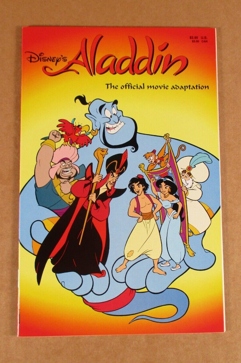 Disney's Aladdin The Official Movie Adaptation Comic 1992 NM