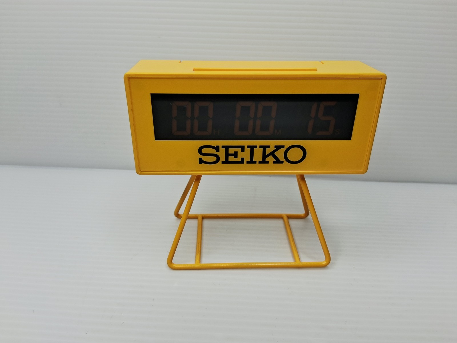 SEIKO Marathon Clock Yellow Digital Sports Timer