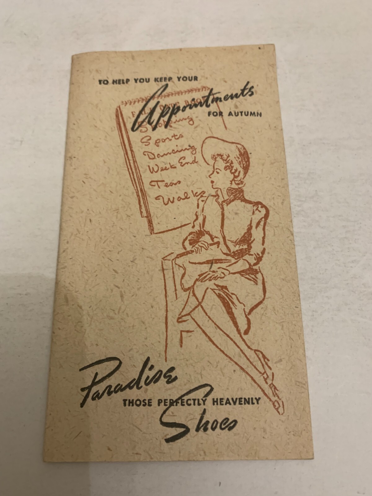 c.1940s Nichols and Green Shoe Store Marshalltown Iowa Paradise Shoes Brochure