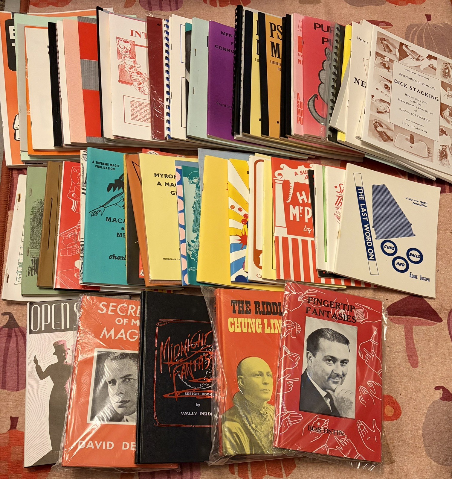 Job Lot Of 74 X Vintage Magic Books Magic Tricks Books