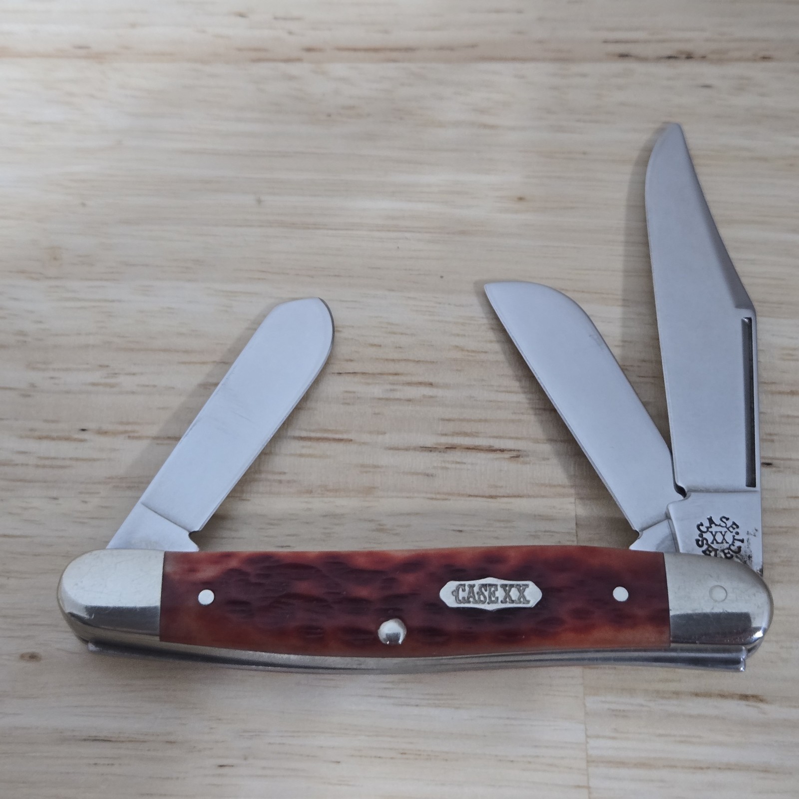 Vintage 1998 Case XX Select Stockman (6347 SS) Red Bone Vintage 1998 Case XX Select Stockman (6347 SS) Red Bone