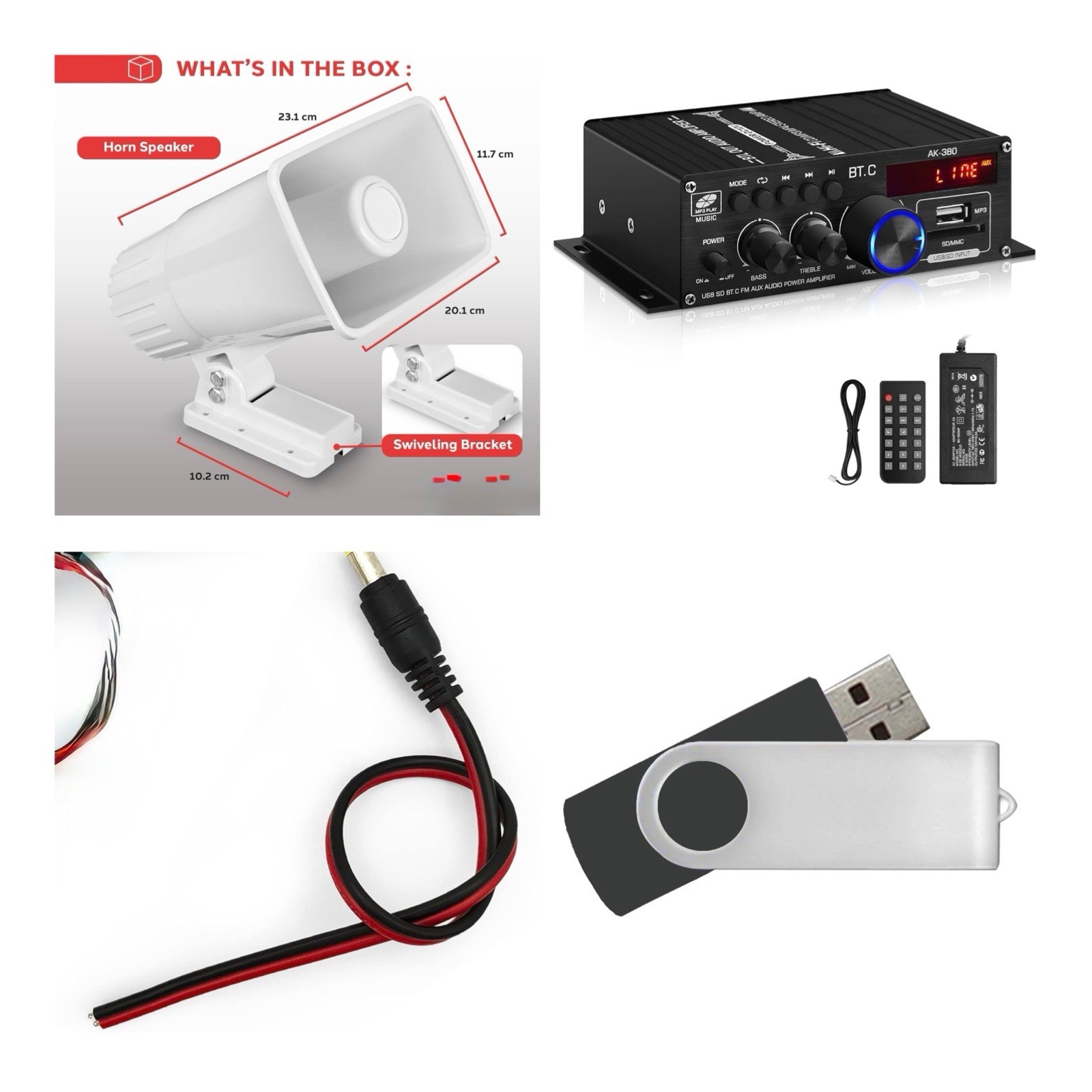 Ice Cream Truck Music Box Kit- LOUD Bluetooth Or USB Omni 2 Replacement