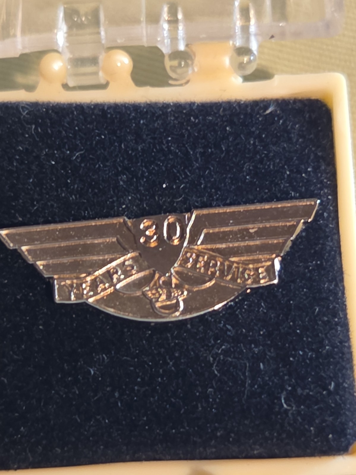 Vintage Sikorsky Aircraft 30 Year Employee Service Pin  RARE FIND
