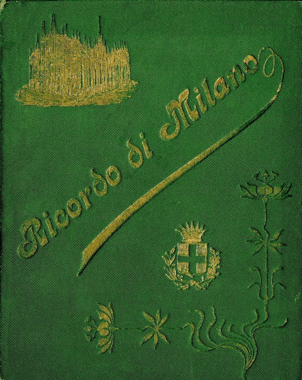 Ricordo di Milano tourist souvenir book