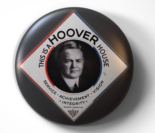 1928 Herbert Hoover Campaign - pin pinback button