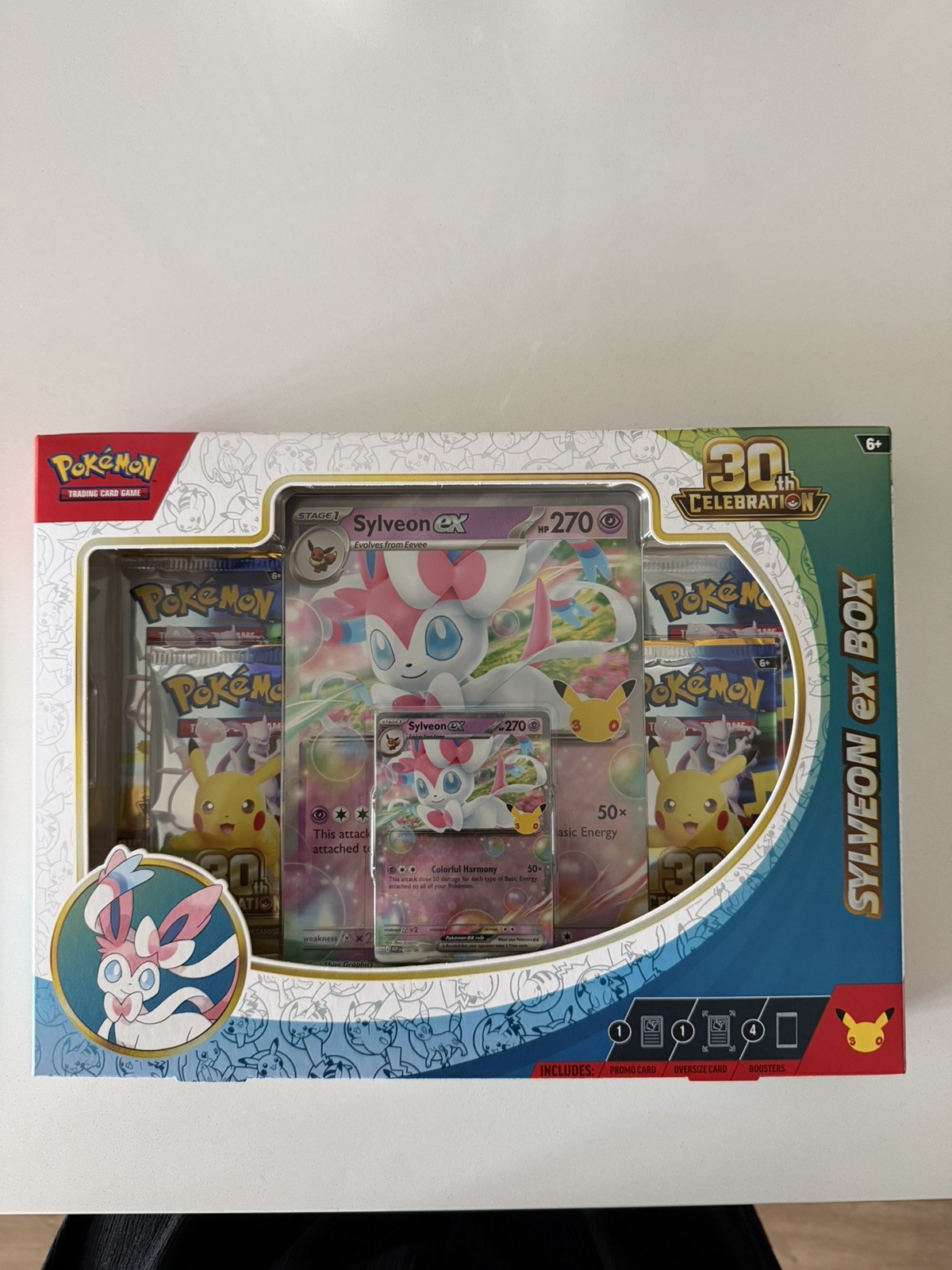 Pokémon TCG Sylveon ex Box - 30th Anniversary Celebration - Sealed