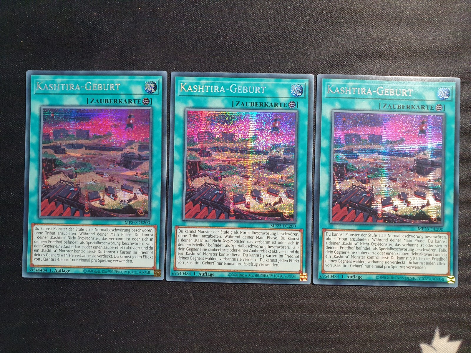 3x Yu-Gi-Oh MP23-EN200 Kashtira Birth Secret Rare NM 1st