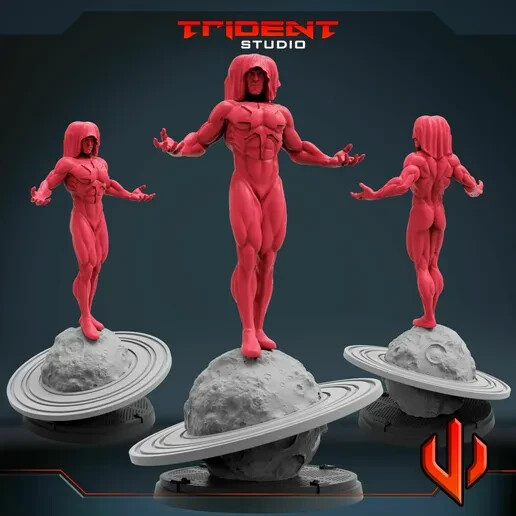 The Living Tribunal Resin Sculpture Statue Model Kit Unpainted/Unassembled