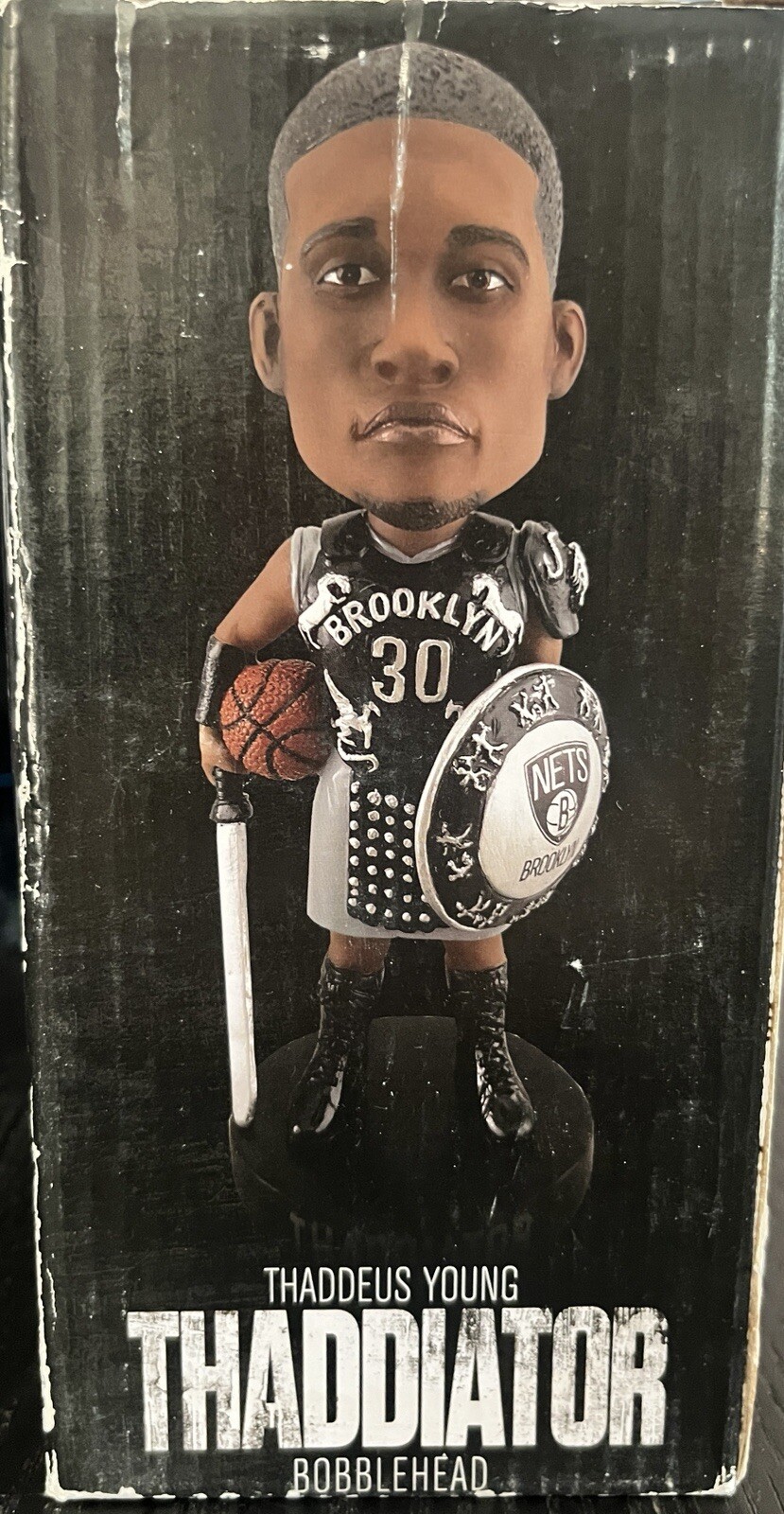 2016 Brooklyn Nets Bobblehead Thaddeus Young #30  Thaddiator