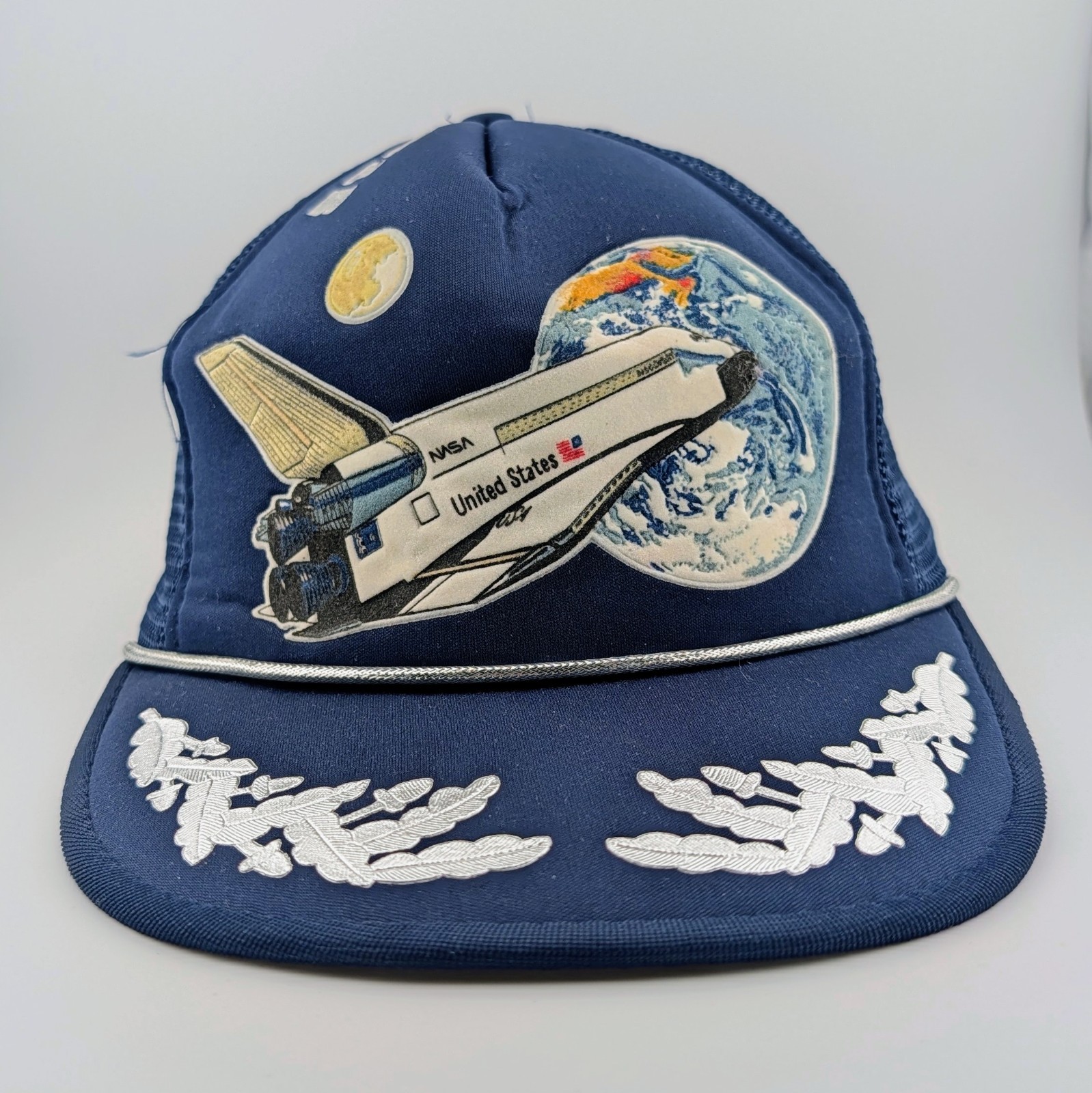 Vintage Space Shuttle 80s NASA Smithsonian Air & Space Trucker Cap Hat Vintage Space Shuttle 80s NASA Smithsonian Air & Space Trucker Cap Hat