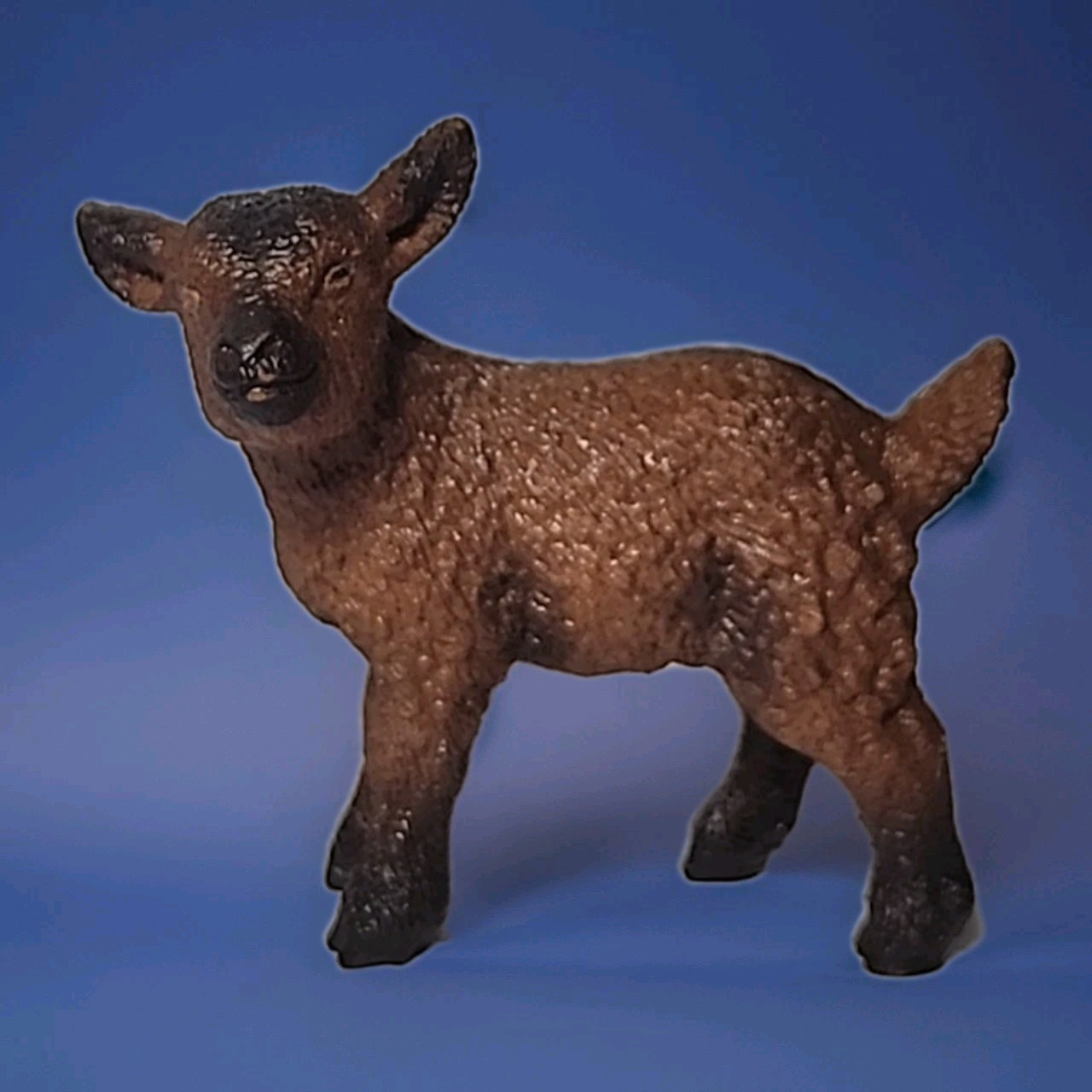 Schleich Baby Goat Kid Brown/Black Farm Animal Toy