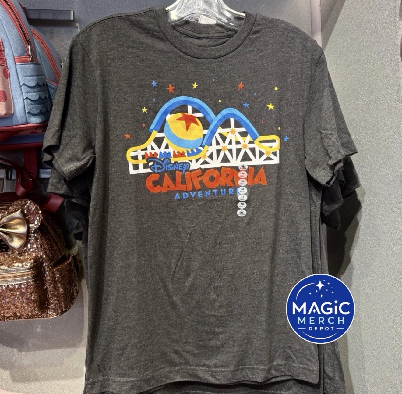 Disney California Adventure  Incredicoaster of Pixar Pier T-Shirt ALL SIZES