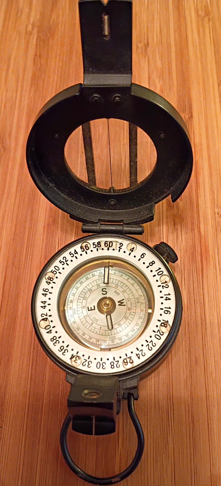 Francis Barker M-73 Liquid Prismatic Compass (Highly sought-after)