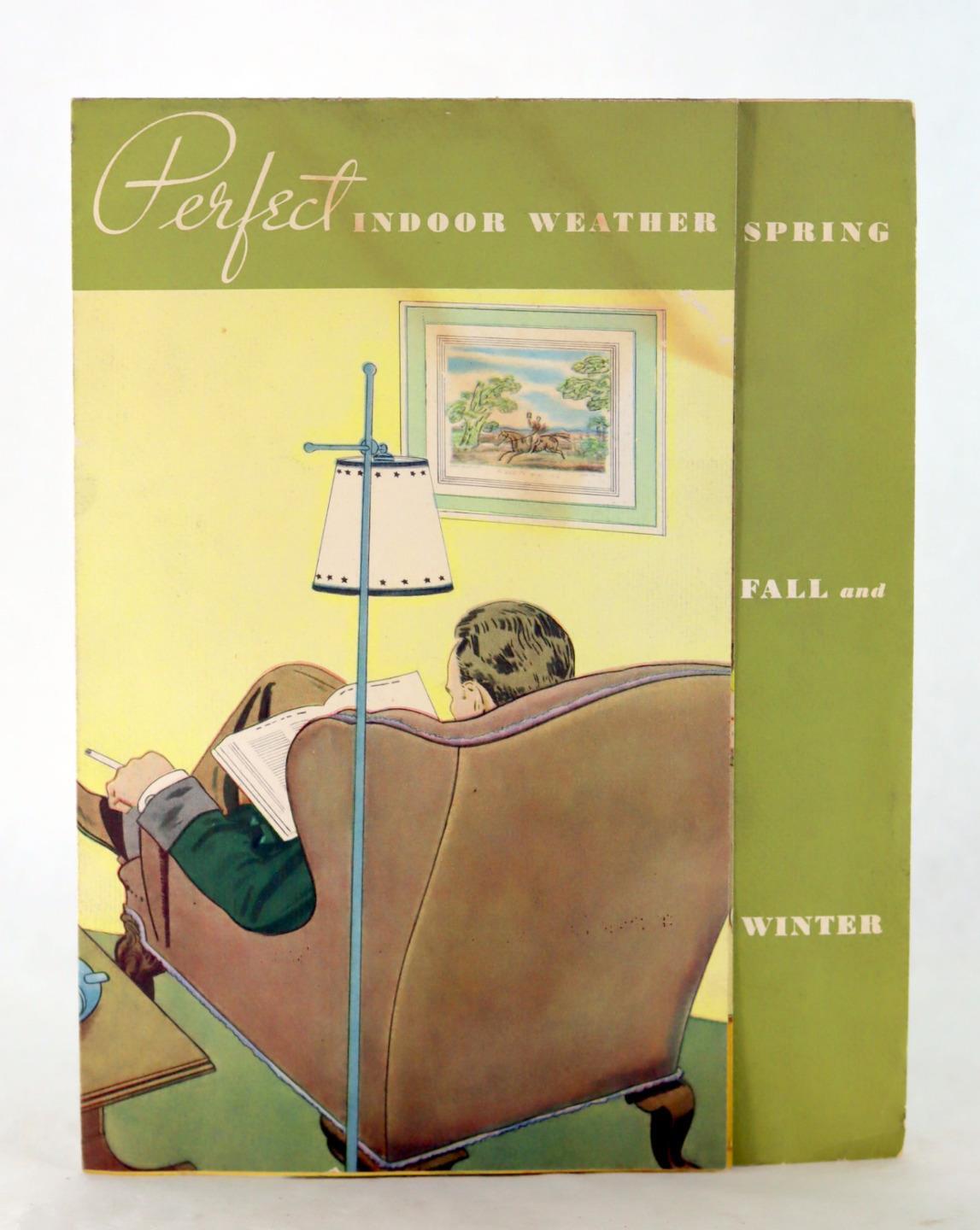 c1930s Perfect Indoor Weather Spring Fall & Winter Delco-Heat GM Boiler Brochure