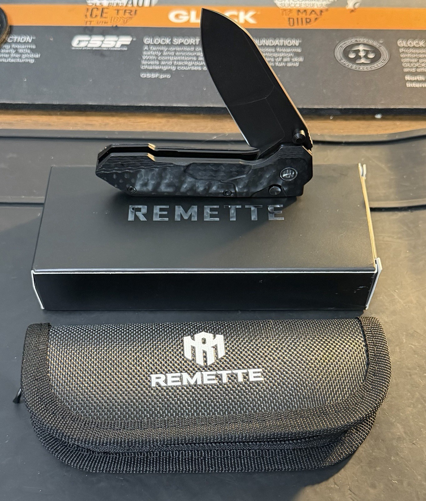 Remette RT-Cosmic RTCO-GC SS Drop Point Plain Liner Lock Manual Clip Black Remette RT-Cosmic RTCO-GC SS Drop Point Plain Liner Lock Manual Clip Black