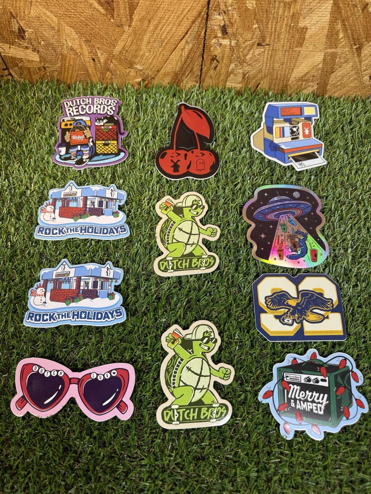 Huge Dutch Bros 30 Sticker Lot Plus 2 Mystery Packs And A Keychain