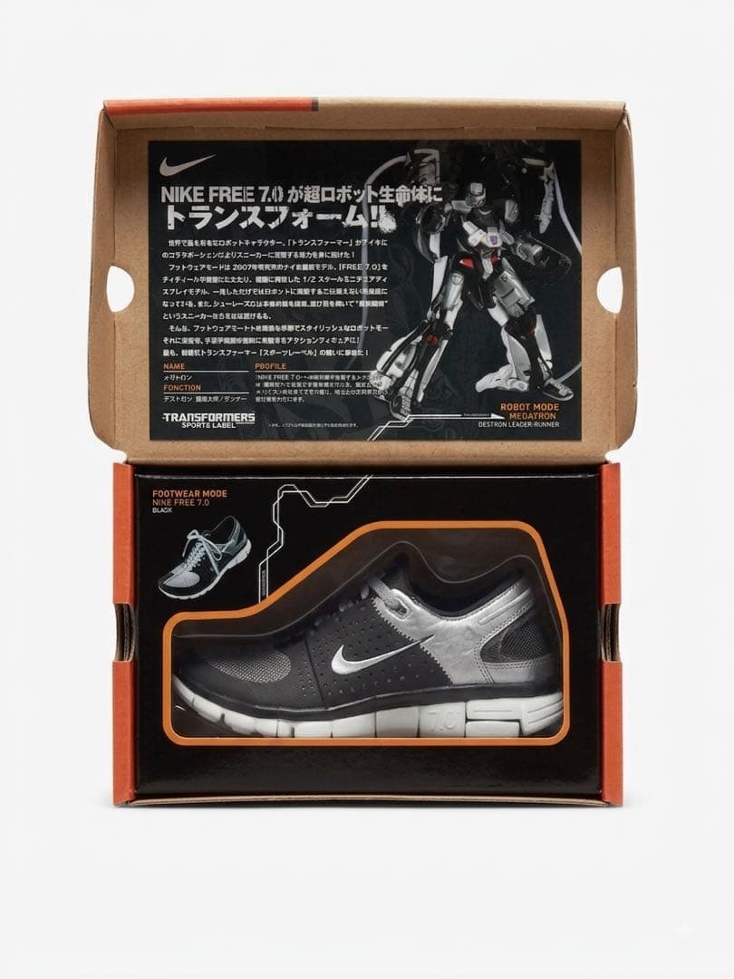 TAKARA TOMY Transformers Sports Label Megatron feat. Nike Free 7.0 Unopened