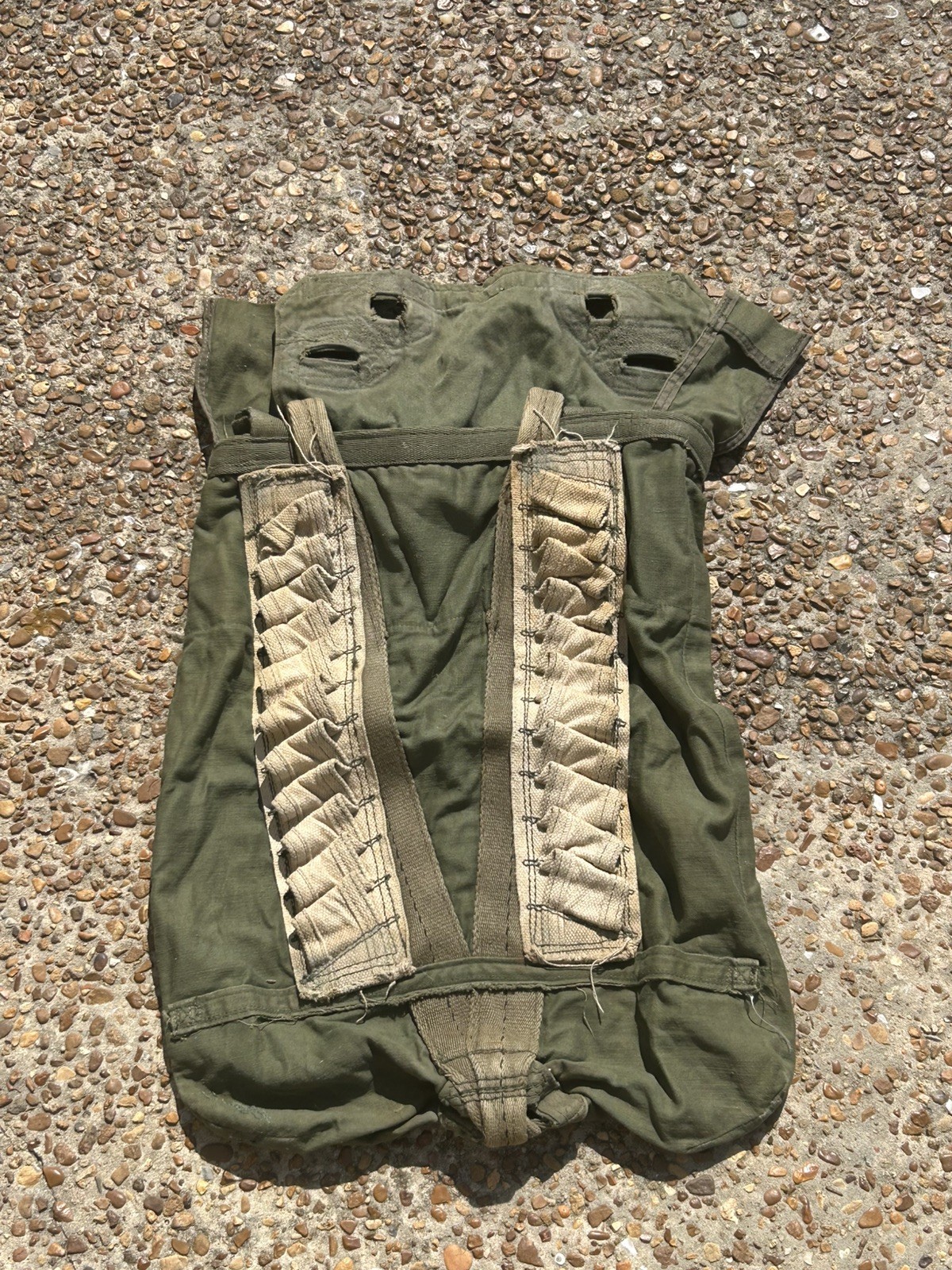 Vintage Vietnam Era Parachute Deployment Bag