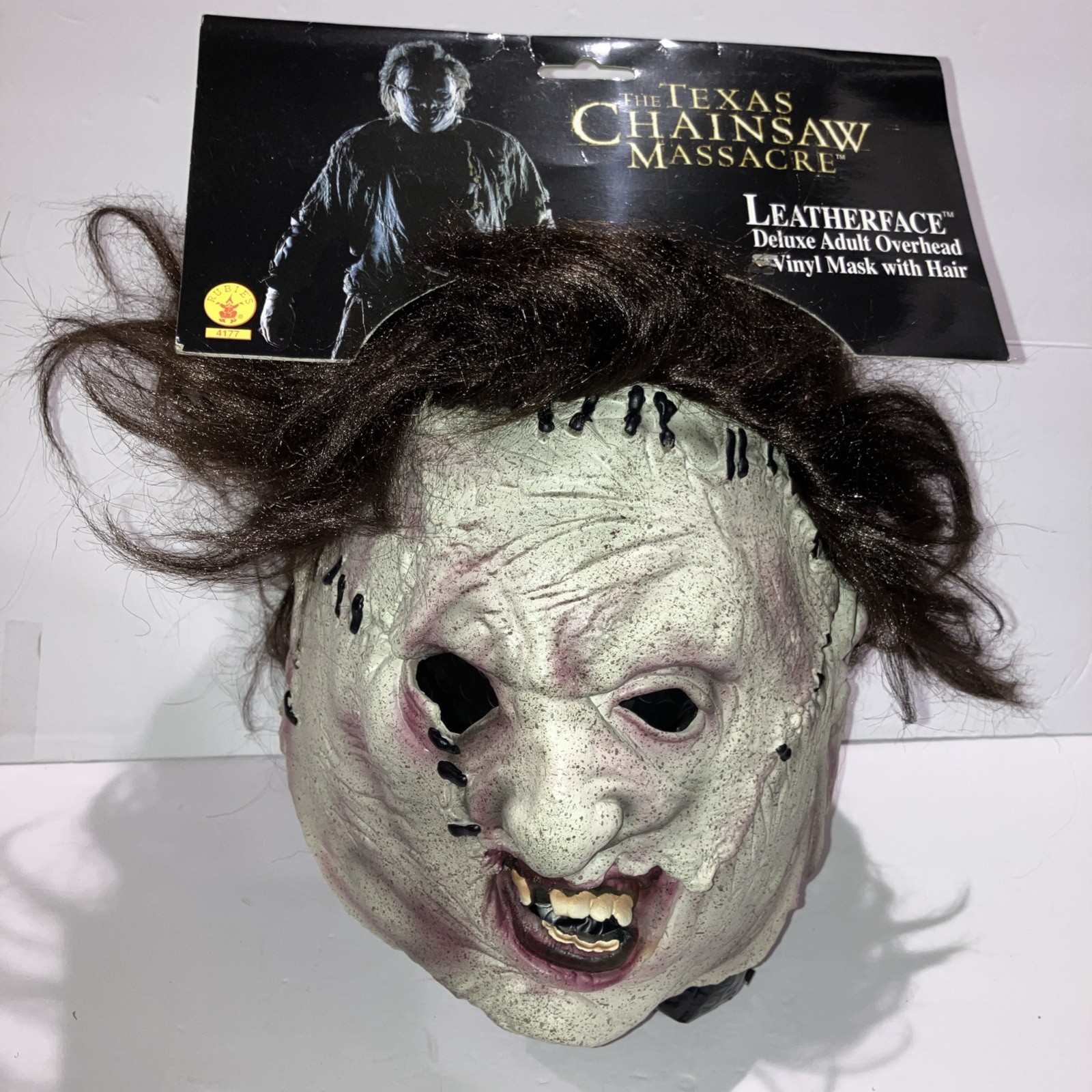 Vtg 2003 Rubies Leatherface Mask Texas Chainsaw Massacre Horror Vinyl NEW W/Tags Vtg 2003 Rubies Leatherface Mask Texas Chainsaw Massacre Horror Vinyl NEW W/Tags
