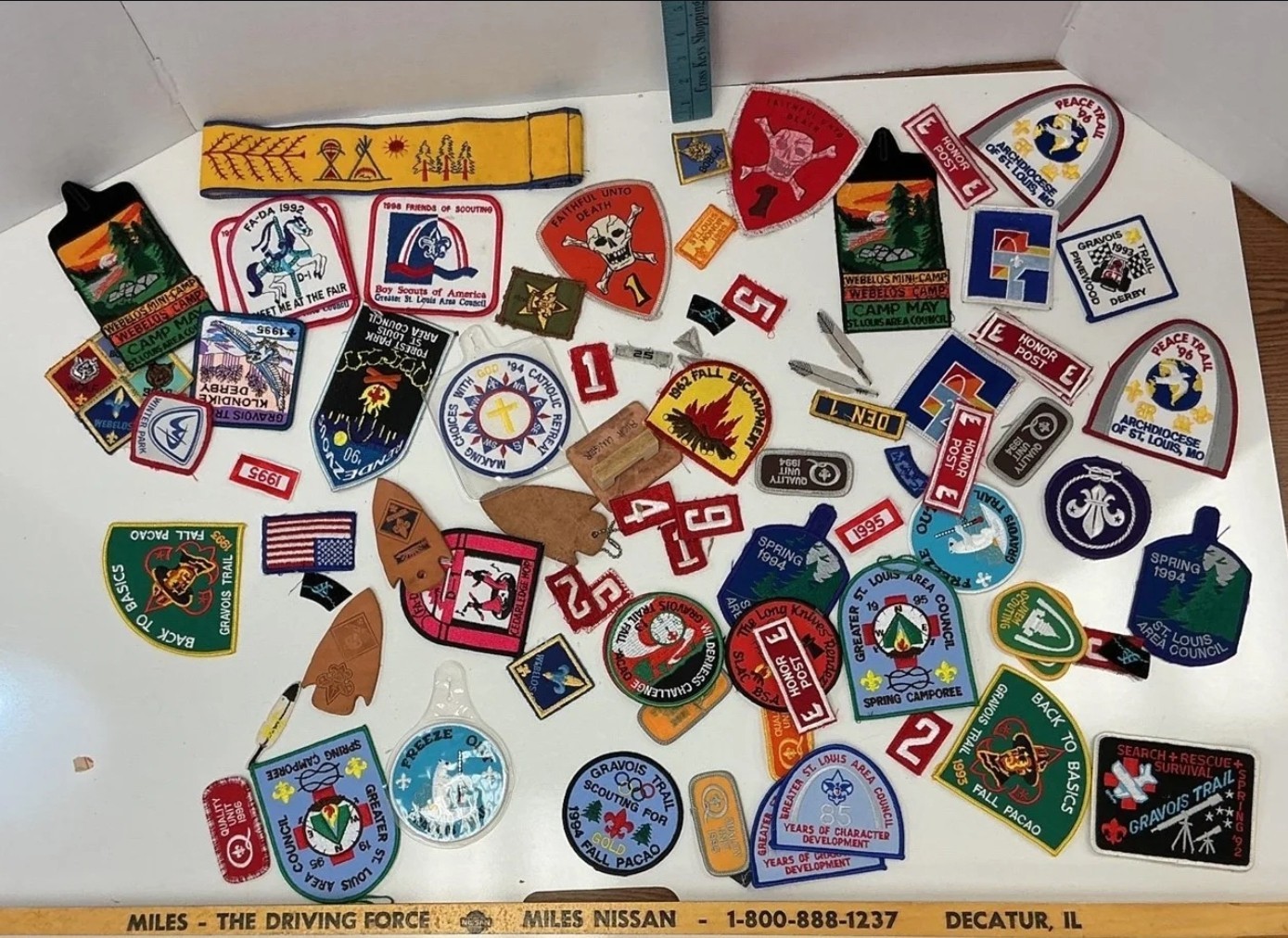 Vintage BSA Boy Scout Patch Lot Greater St Louis Gravois Trail Camp May 1990s