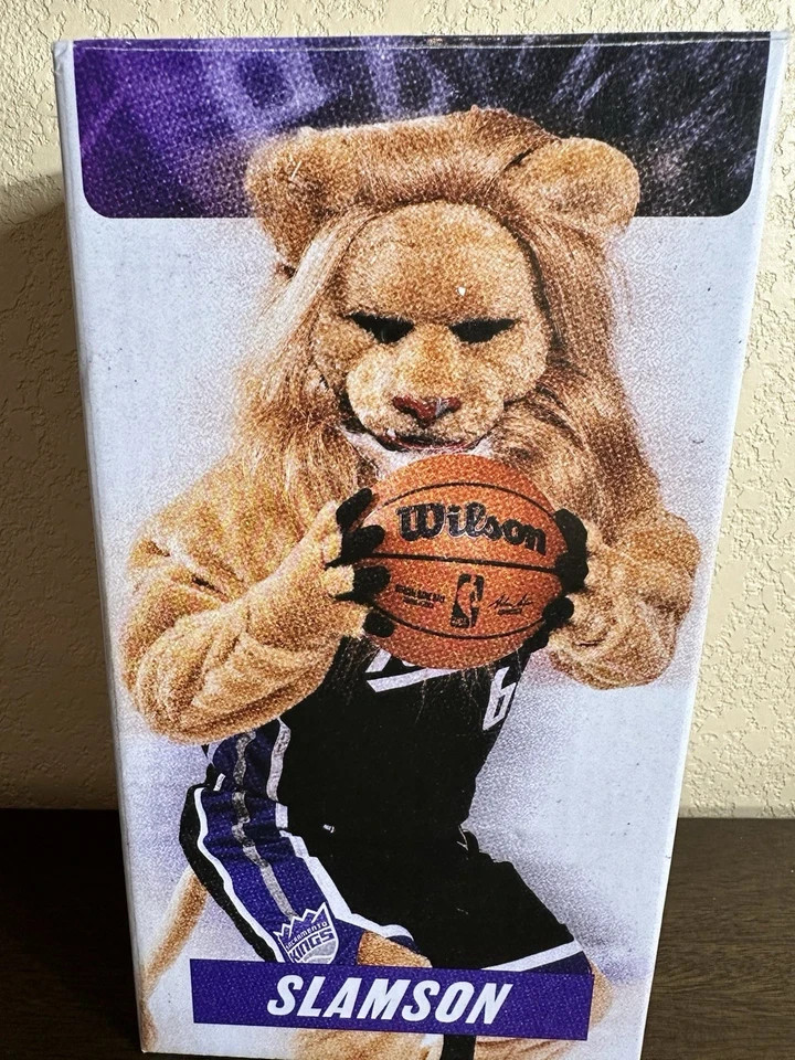 Apex-Promo Ceramic Bobble-Head Slamson Sacramento Kings Mascot Figurine-NEW