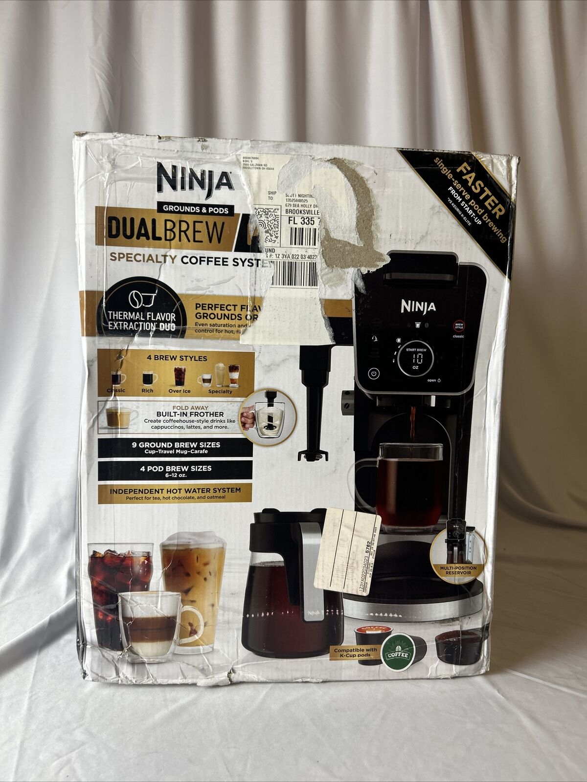 NINJA CFP300 DUALBREW 12 CUP SPECIALTY COFFEE SYSTEM