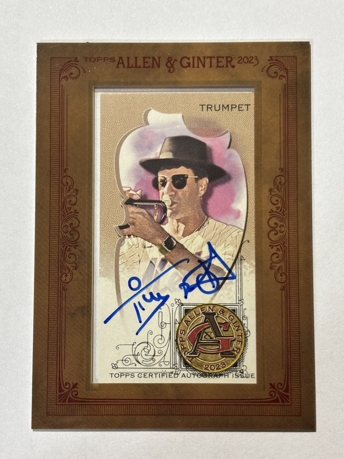 2023 Topps Allen & Ginter Timmy Trumpet Framed Mini Auto MA-TT