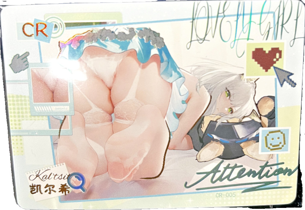 Senpai Goddess Haven 6 Card Goddess Story Anime Waifu Attention CR-005 Kal'tsit