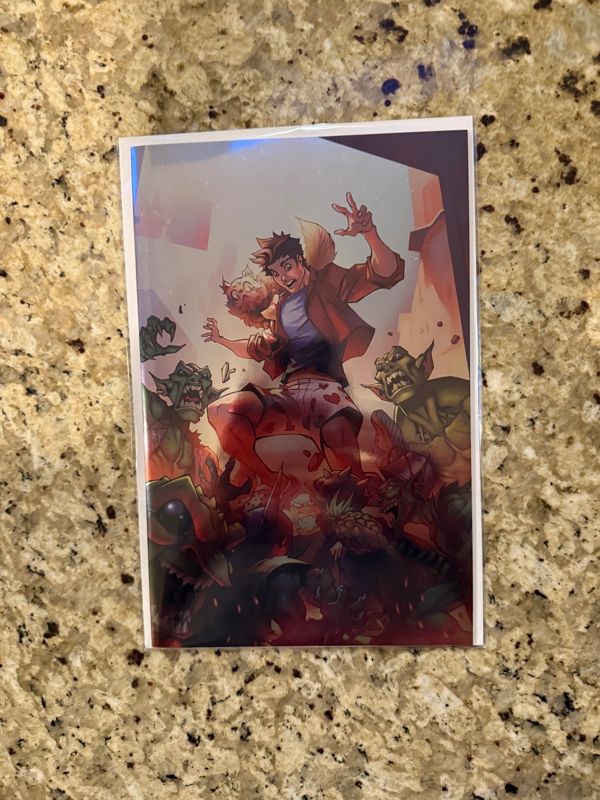 SDCC 2026 Dungeon Crawler Carl #0 Ale Garza Foil Virgin Variant Cover Exclusive