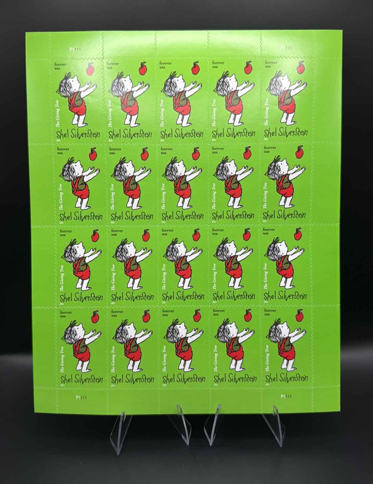 2022 USPS Shel Silverstein Forever Stamp Sheet of 20 Collectible Stamps