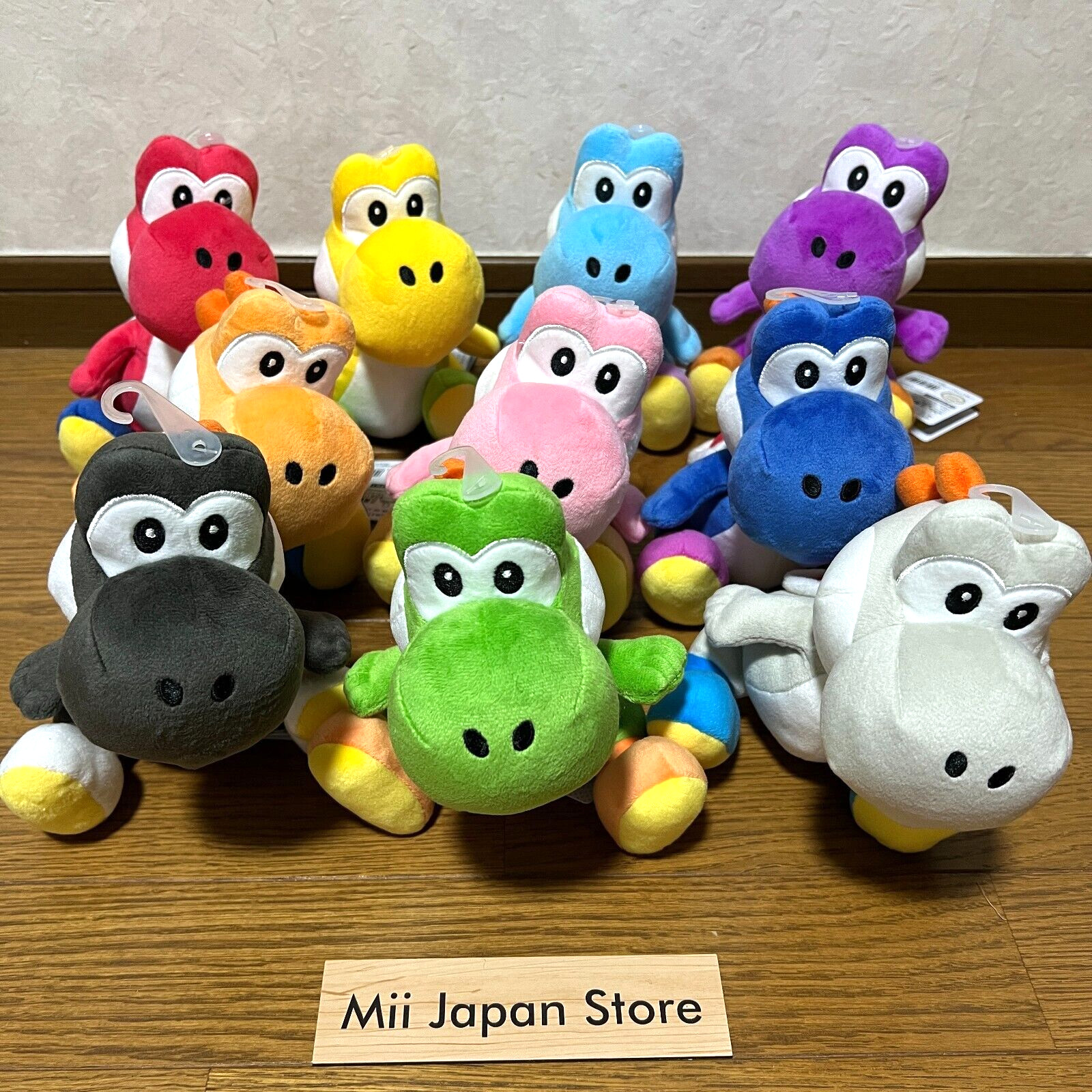 10 Colors Yoshi Plush Doll Set of 10 Stuffed Toy ALL STAR COLLECTION Sanei NEW